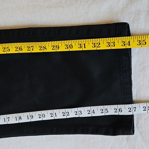 White House Black Market Crop Straight Leg Pants Casual Ribbon Line At Sides 12 - Picture 9 of 15